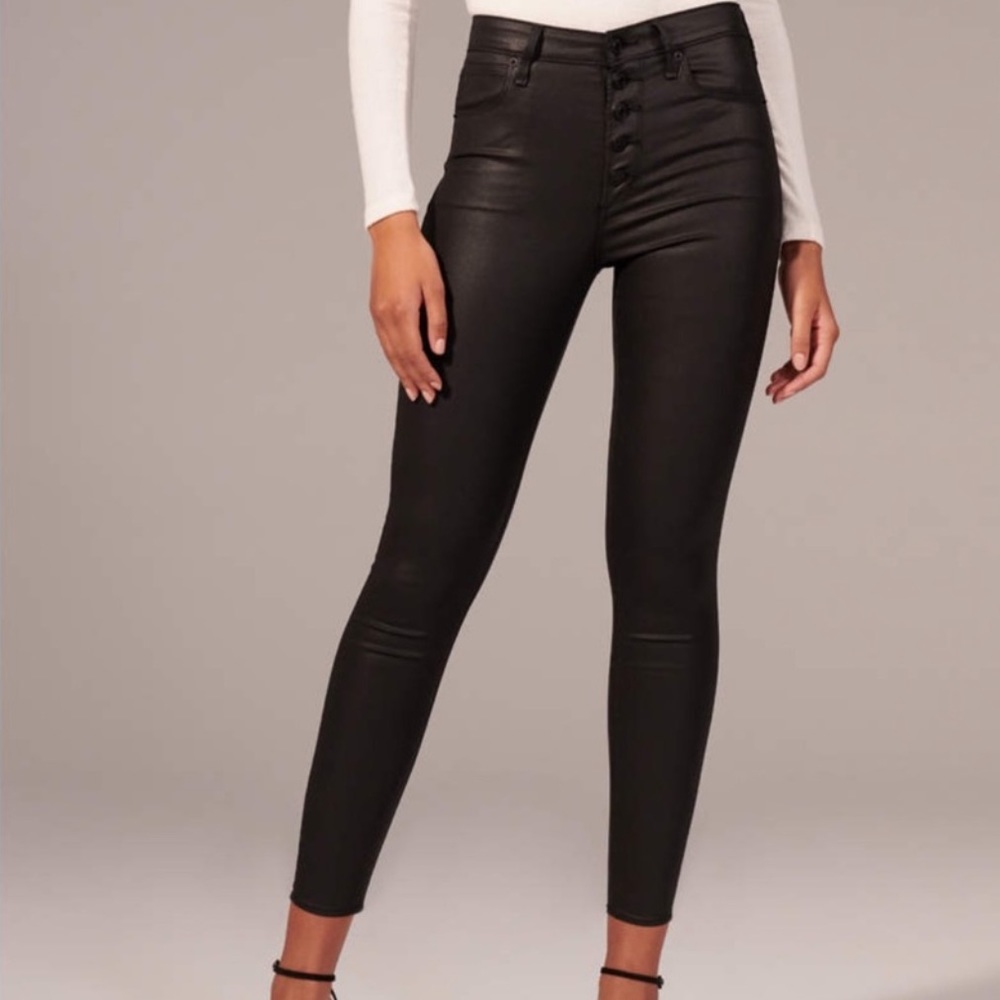Abercrombie High Rise Super Skinny Ankle Pants